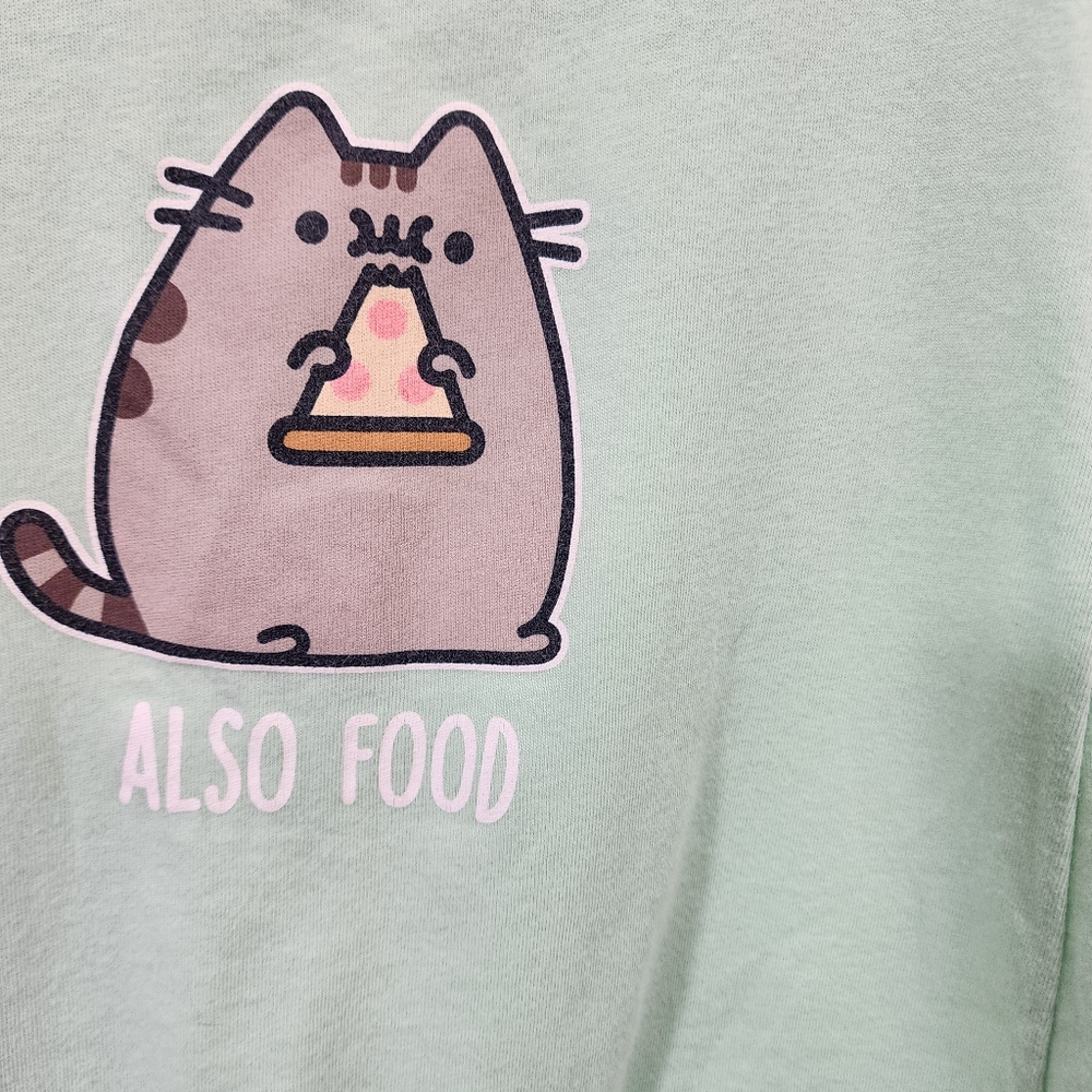 Pusheen cat my favorite things graphic short sleeve t-shirt woman's size small - Picture 4 of 8
